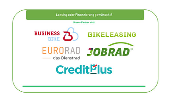Leasing oder Finanzierung gewünscht?