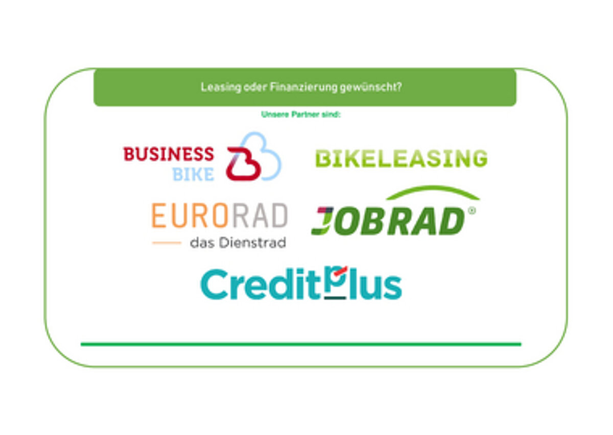 Leasing oder Finanzierung gewünscht?