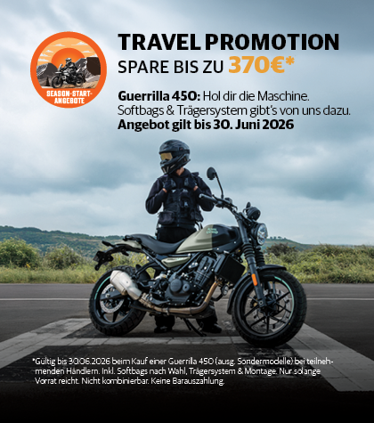Royal Enfield Guerrilla 450 – Season-Start-Angebot, gültig bis 30. Juni 2026